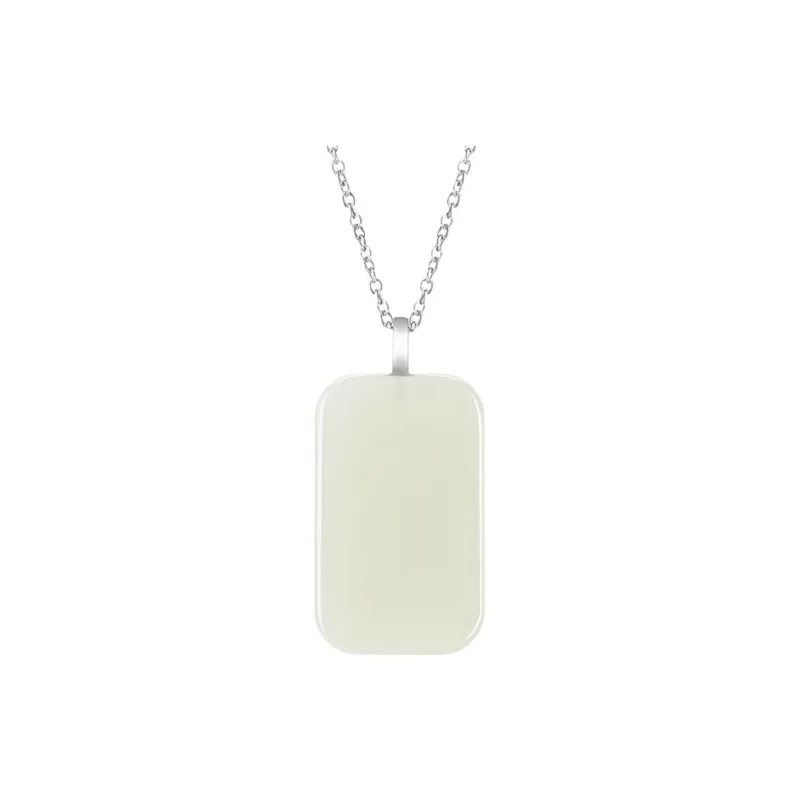 Royal Heaven's Choice Hetian Jade Pendants White Jade Unisex-1