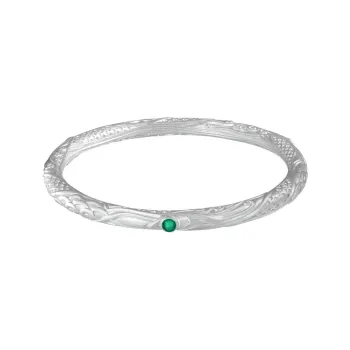 CUTE DAME Sterling Silver Bangles Unisex