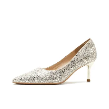 KATHRYN WILSON Slim Heel High Heels 6cm Women's Champagne