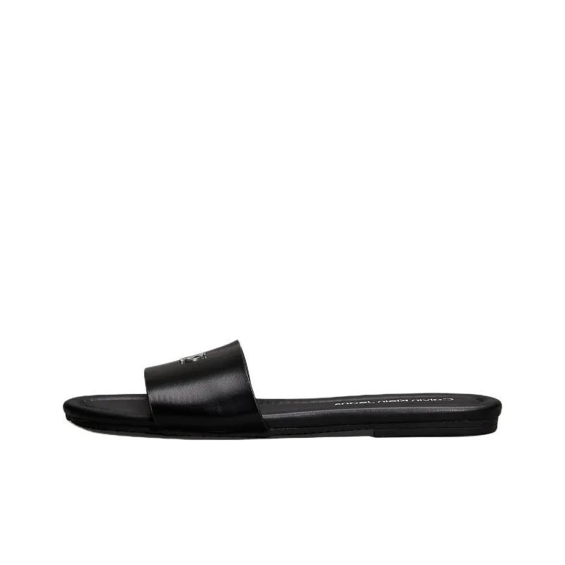 CKJ CALVIN KLEIN JEANS Slide Slippers Women's Black-0