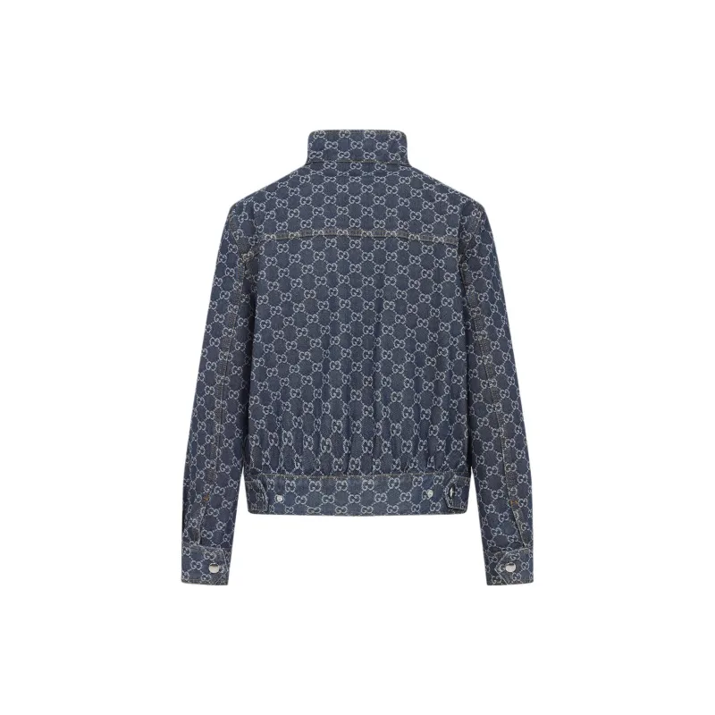 GUCCI GG jacquard Denim Jacket-1