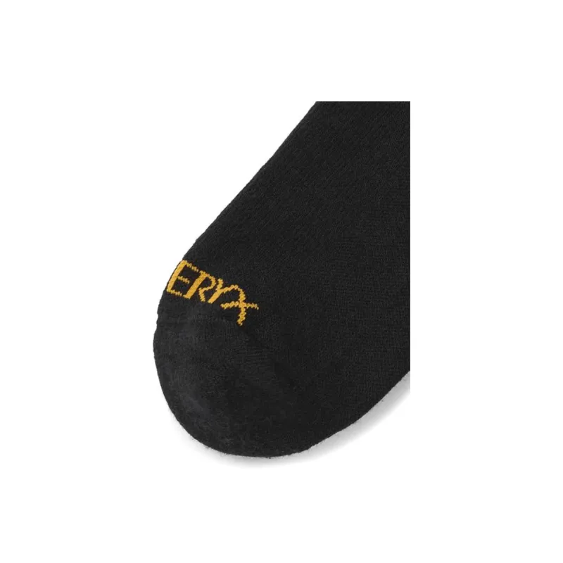 Arcteryx Mid Calf Socks Unisex 1 Pack Black-2