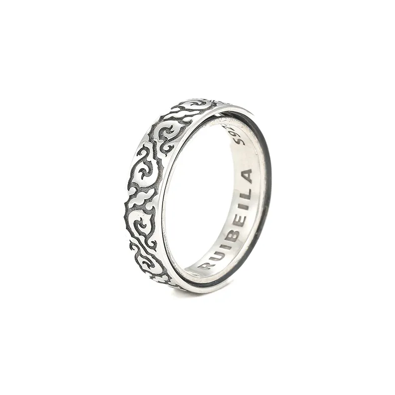 Ruibeila 925 Sterling Silver Rings Men's-1