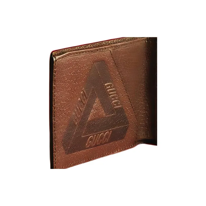 GUCCI PALACE Collaboration Gucci X Palace Collection Canvas Wallet Unisex Ebony-3