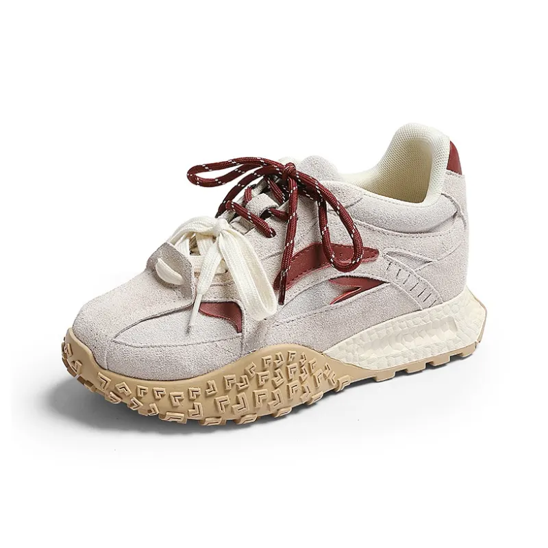 APRHE Anti-Slip And Wear-Resistant Height Increasing Low-Top Casual Shoes Women's-0