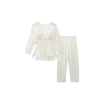 Sleeping Beauty Pajama Set Women's White