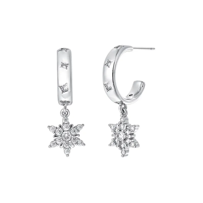 MISS XIA JWY S925 Silver Stud Earrings Women's-0
