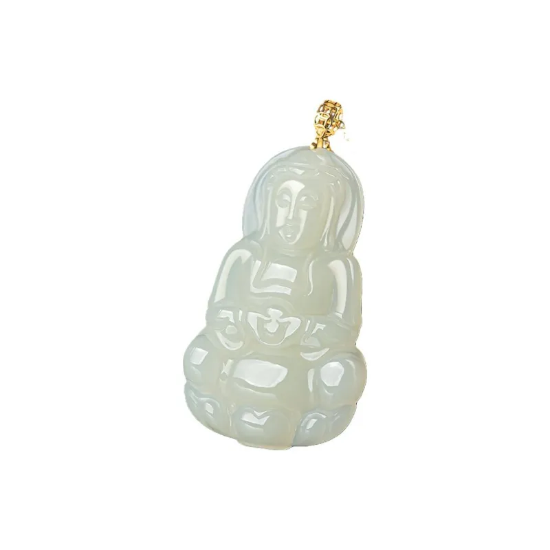 Royal Heaven's Choice Pendants White Jade Unisex-1