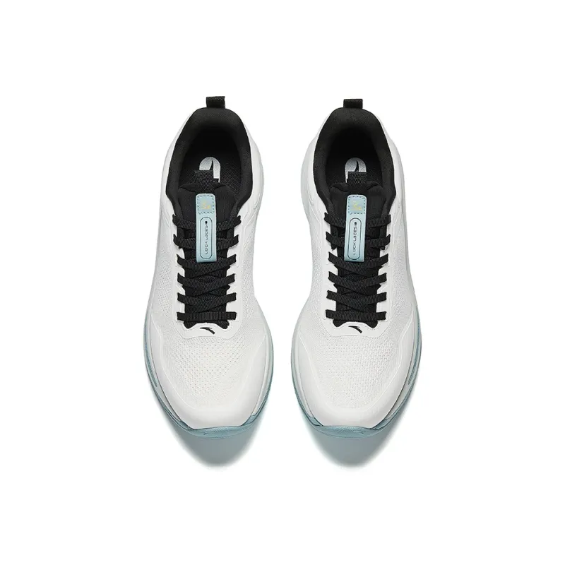 CHAOJIANTA Slip Resistant Abrasion Resistant Cushioning Low Top Training Shoes Men's White Gray-2