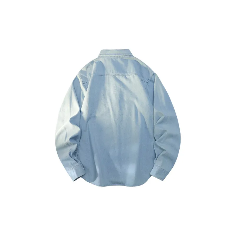 OGEK Shirt Unisex Light Blue Includes White Stripes Short Sleeved-1