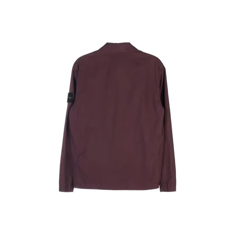STONE ISLAND Shirt Men's Burgundy-1