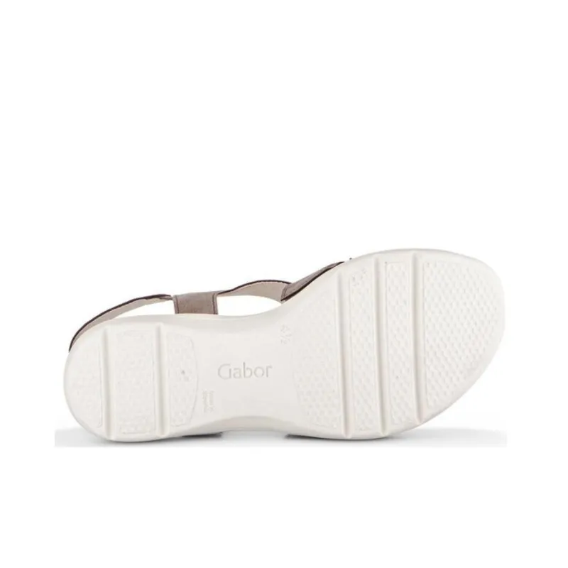 Gabor Fashion Beach Sandals Women's Gray-5