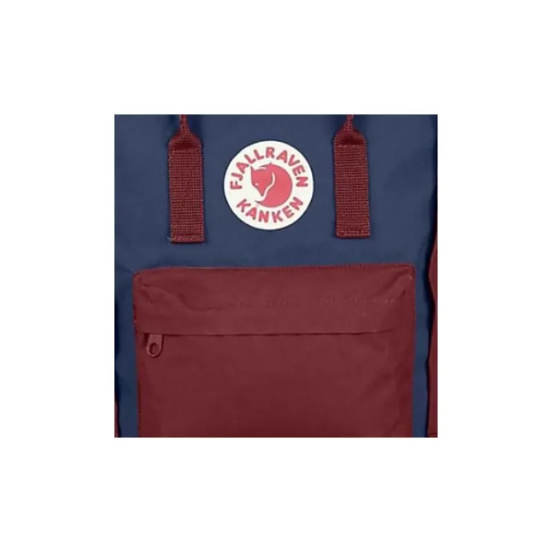 Fjallraven Kanken Polyvinyl Alcohol Fiber Backpack Regular Unisex Royal Blue & Cow Red-1