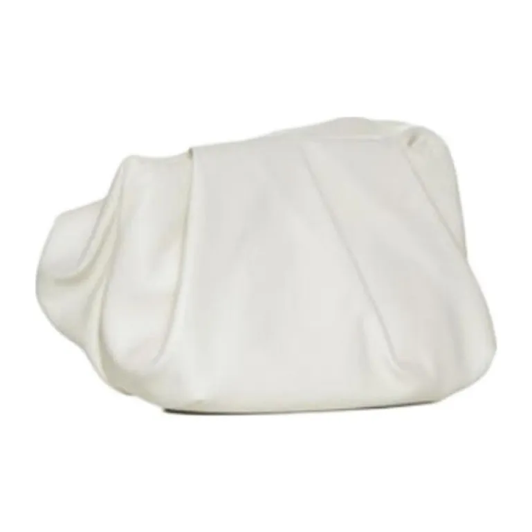 Burberry Nappa Leather Clutch Women's White-2