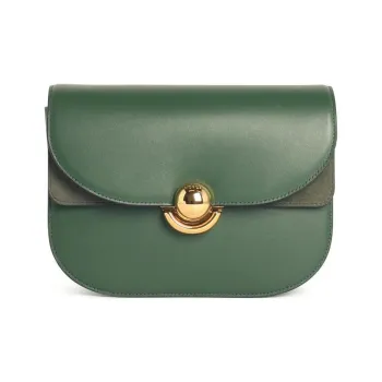 Furla Cow Leather Crossbody Bag, Shoulder Bag Women's Green