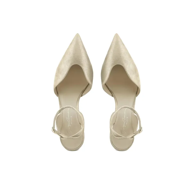 AMANI Liquid Slim Heel High Heels 10.5cm Women's Beige-3