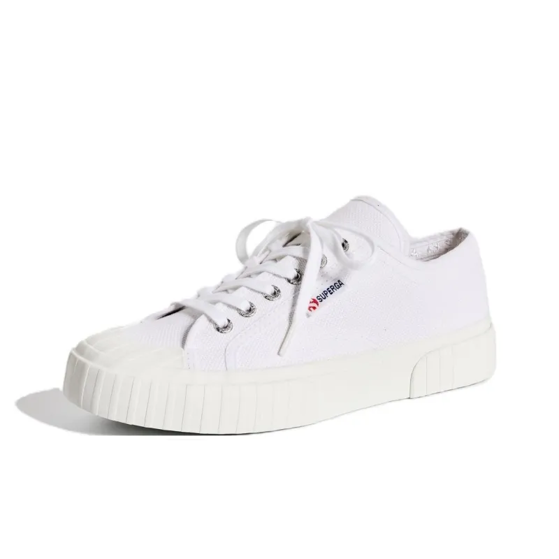 SUPERGA Abrasion Resistant Low Top Canvas Shoes Unisex White-0