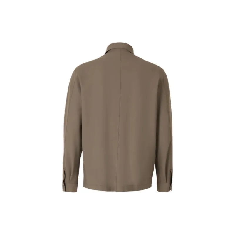 HERNO Long Sleeved Buttoned Overshirt-1