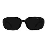 Trendy and Cool Narrow Square Frame-001 Black