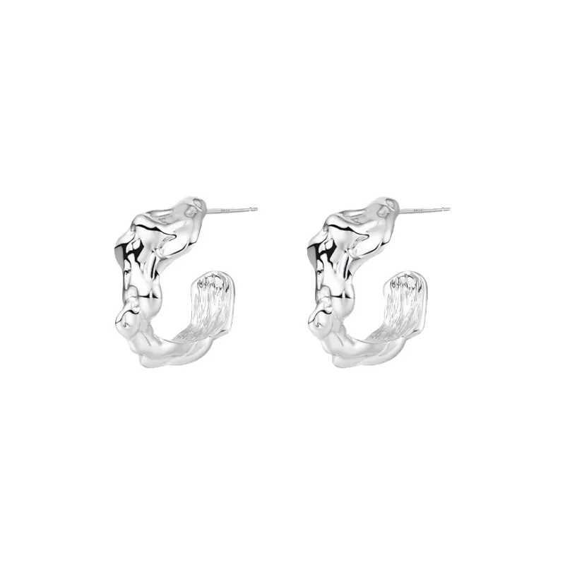 EAR PARTNER 925 Sterling Silver Earrings Women's-0