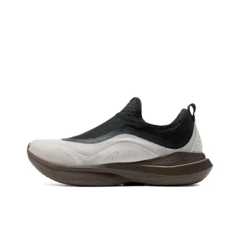XTEP Soft Cube Cushioned Abrasion Resistant Slip Resistant Low Top Casual Running Shoes Men's White Gray Black