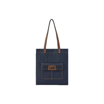 Lee Fabric Canvas Bag Shopping Bag Shoulder Bag Regular Unisex Denim Blue