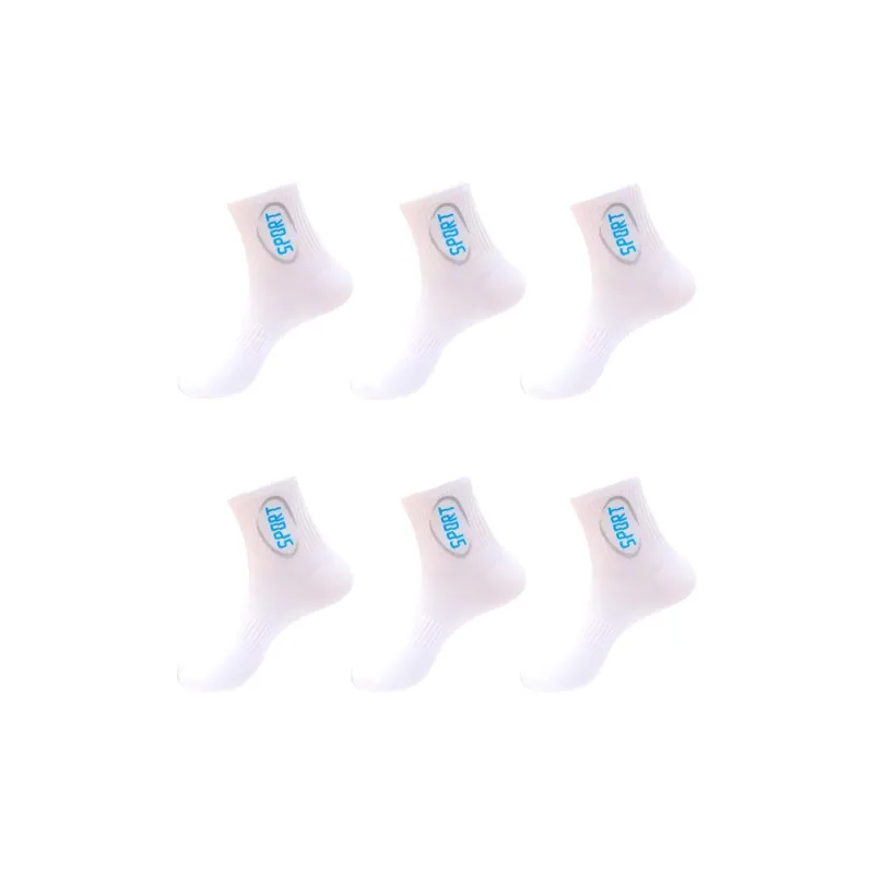 Lanza Mid Calf Socks Unisex 6 Pack-10