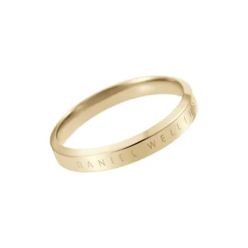 Daniel Wellington Alloy Couple Rings Unisex Gold