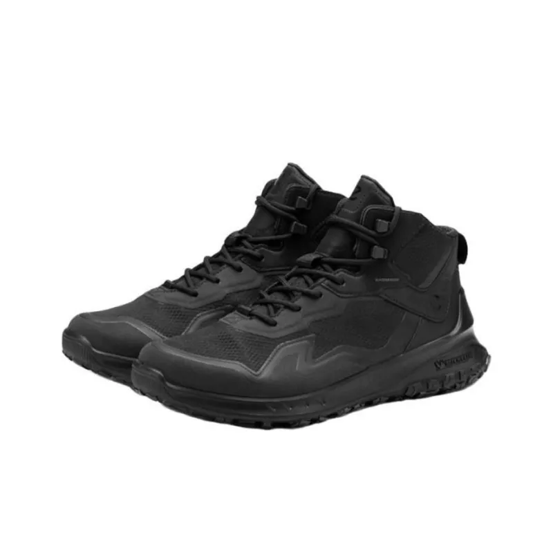 Ecco Otto Series Mid-Top Trekking Shoes Men's Black-2