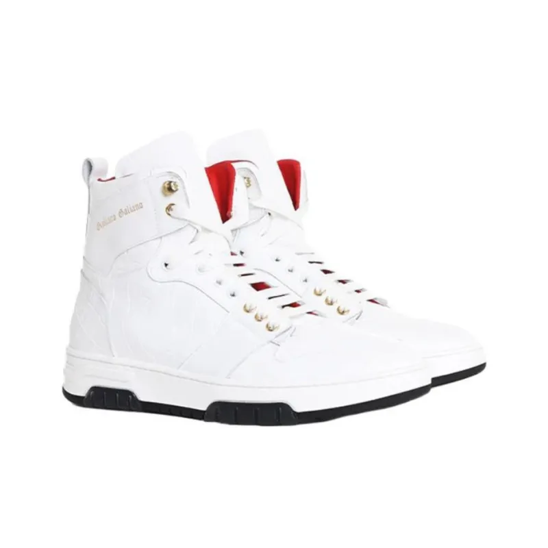Giuliano Galiano Legend High-Top Skateboard Shoes Men's White-2