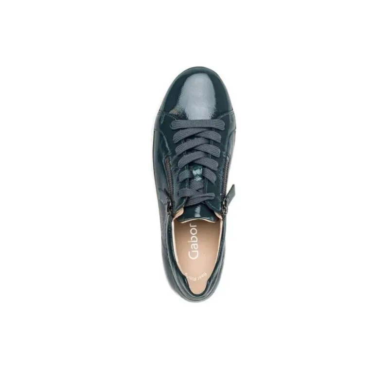 Gabor Fashion Low Top Casual Shoes Women's Turquoise-3