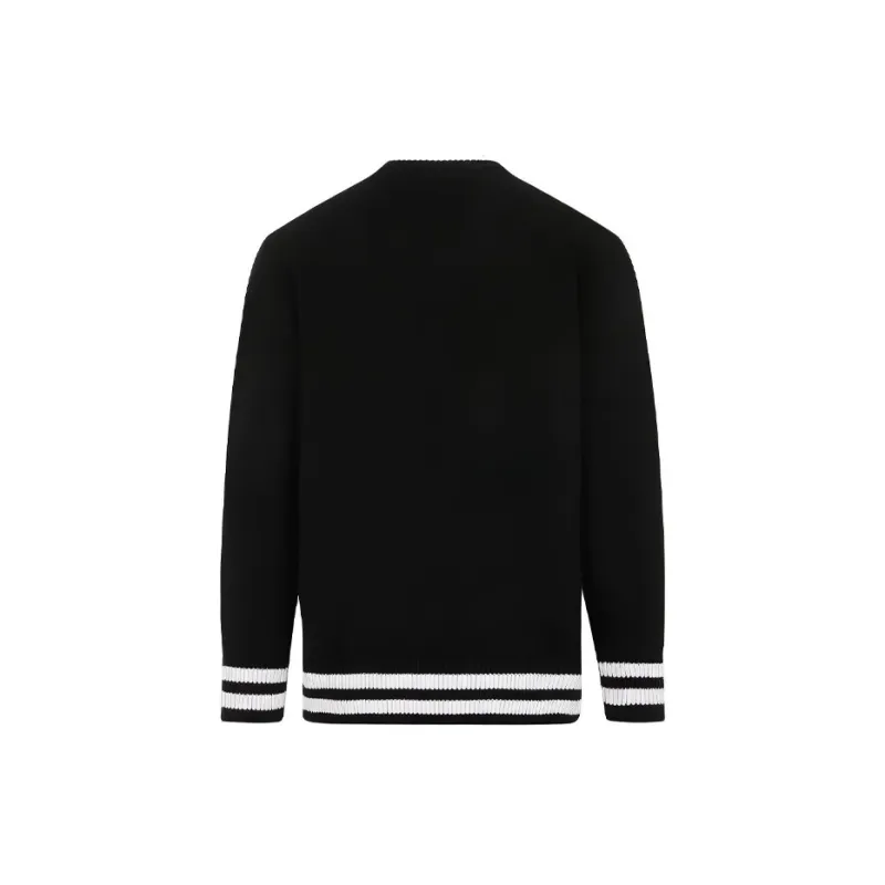Alexander McQueen Skull Intarsia Knit Pullover-1