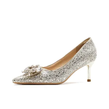 KATHRYN WILSON Slim Heel High Heels 6cm Women's Champagne