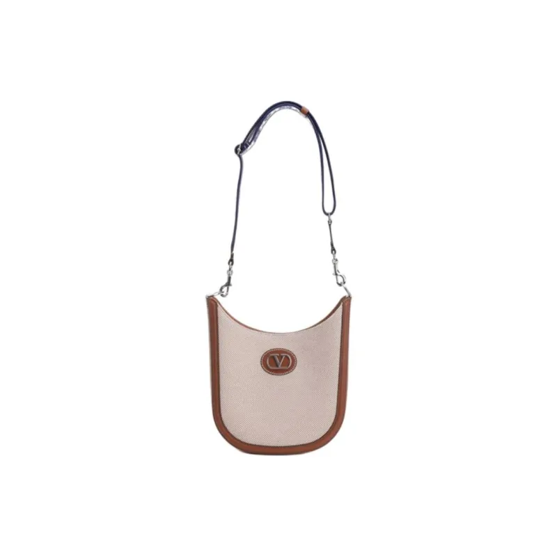Valentino Canvas Canvas Bag Shoulder Bags Medium Size Women's Khaki-0