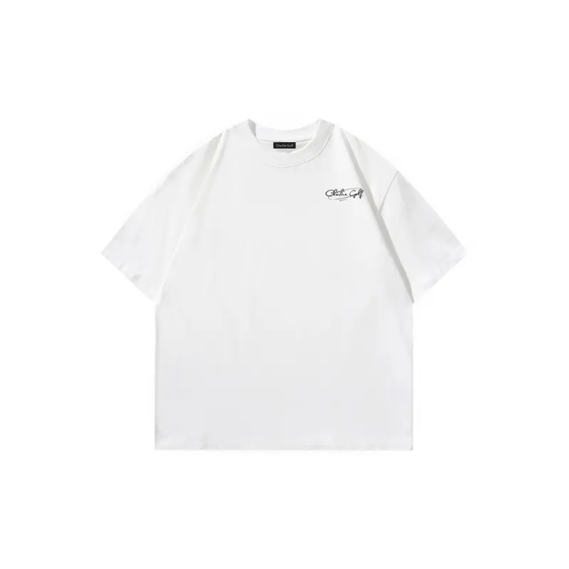 CHARLIE GOLF T-Shirt Unisex White-1