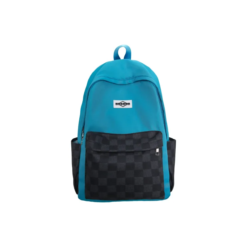 URBAN FOREST Nylon Backpack Regular Unisex Black/Pink/Purple/Lake Blue/Navy Blue-16