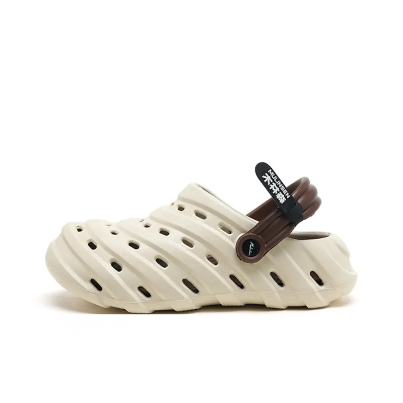 Mulinsen Clogs Men's Khaki Brown-0
