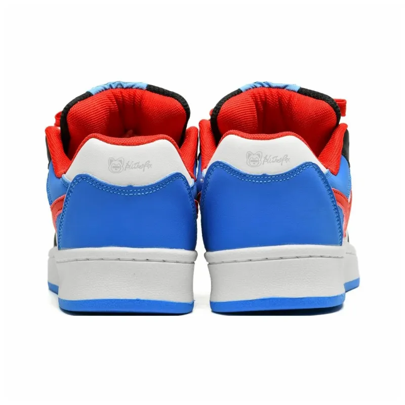 ALI THE FOX Slip Resistant, Abrasion Resistant, Lightweight, Breathable Low Top Skateboard Shoes Unisex-9