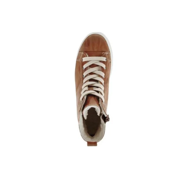 Gabor Fashion High Top Casual Shoes Unisex Brown-3