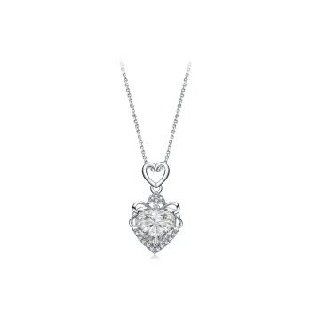 GIFU S925 Sterling Silver Moissanite Necklaces Women's