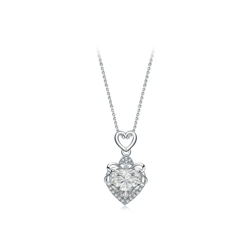 GIFU S925 Sterling Silver Moissanite Necklaces Women's