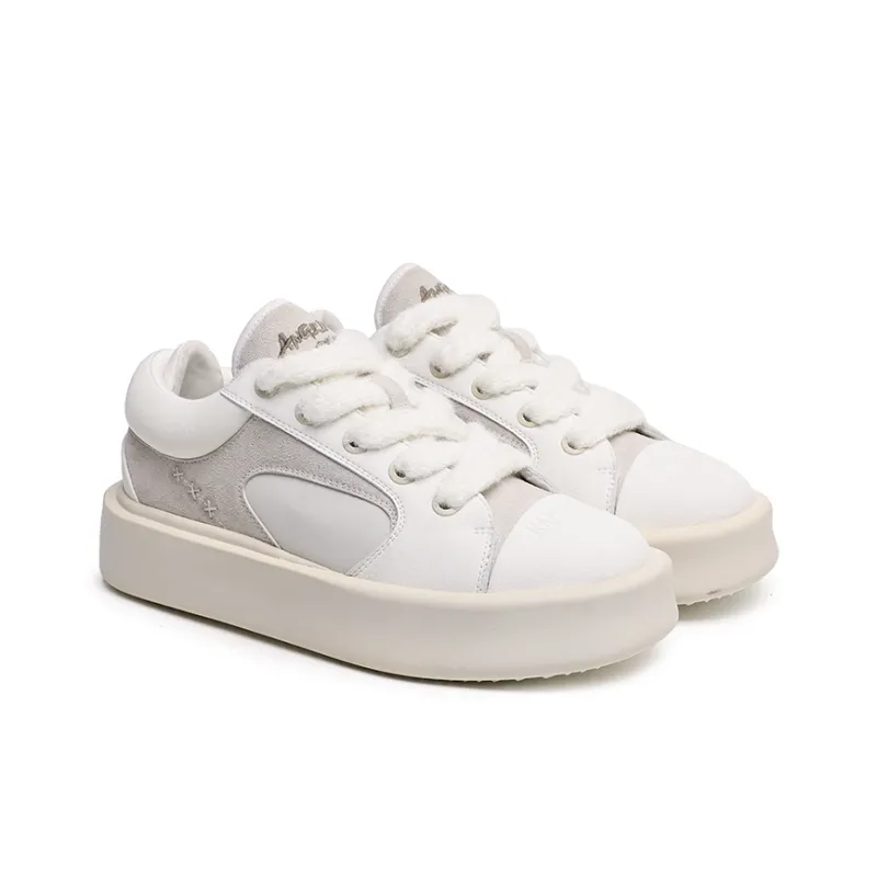 Angelmi Slip Resistant And Abrasion Resistant Coverage Low Top Casual Shoes Unisex Koala Gray-2
