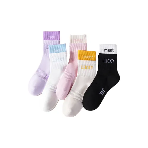 361° Mid Calf Socks Women's Combo Set