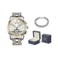Steel Band White Dial