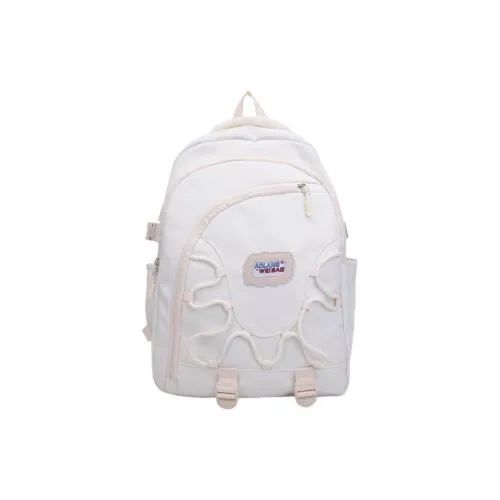 URBAN FOREST Nylon Backpack Regular Unisex Ecru, Black, Fuchsia, Blue