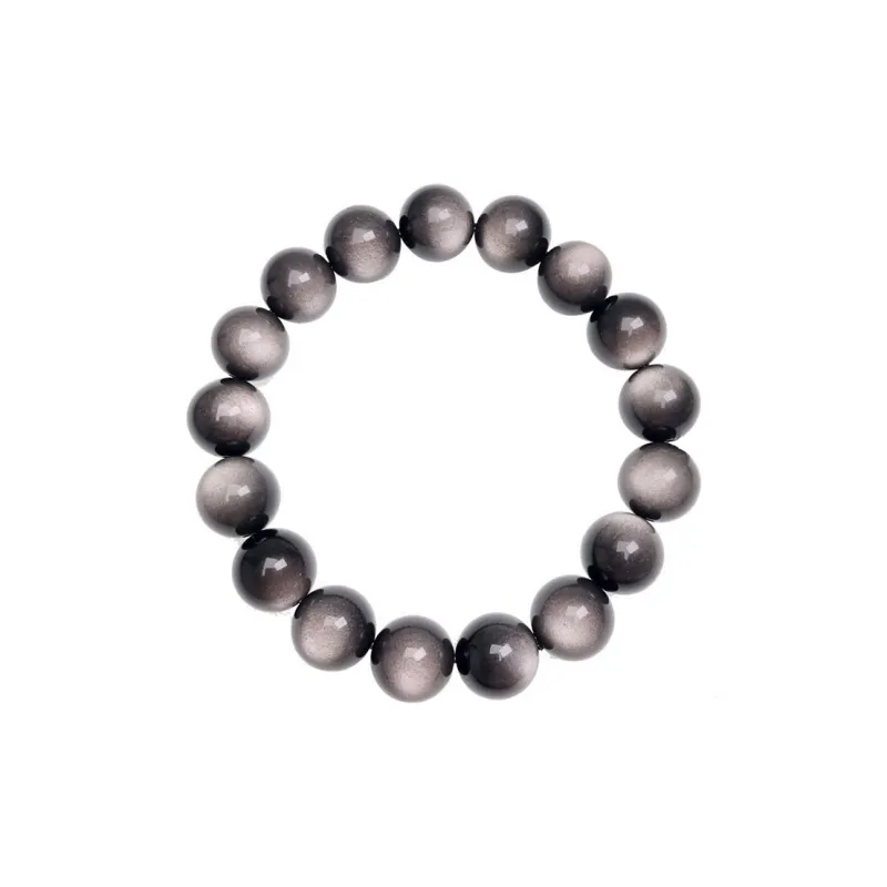 Asia Star Obsidian Jade Bracelets Men's-0