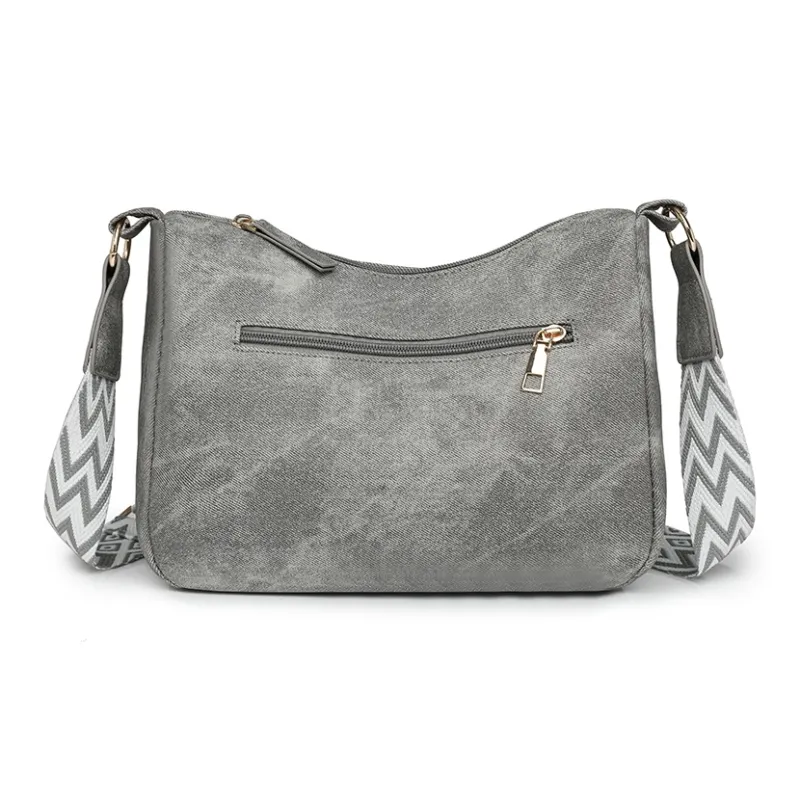 Yalu PU Crossbody Bag, Shoulder Bag Regular Women's Lake Blue/Brown/Khaki/Gray/Light Gray-17