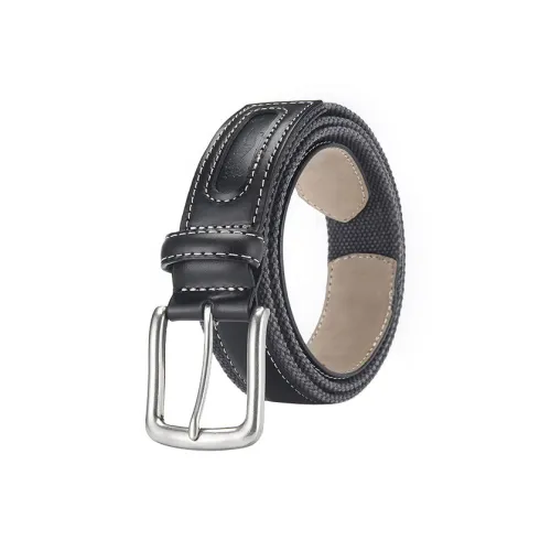 JKEM Cowhide Alloy Leather Belts Unisex 3.5cm