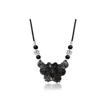 JIAOSHIYU Serpentine Jade Necklaces Unisex