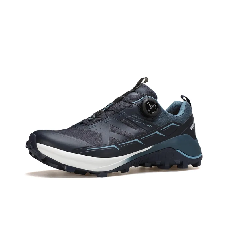HUMTTO Cushioned Slip-Resistant Abrasion-Resistant Low-Top Outdoor Shoes Men's Dark Blue-1